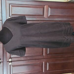 Nicole Miller Original Women's Linen Blend Black Dress Sz Small